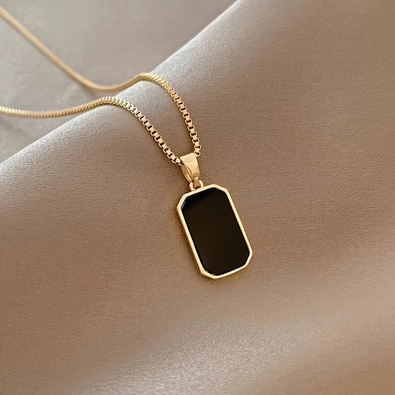 Square Pendant Necklace
