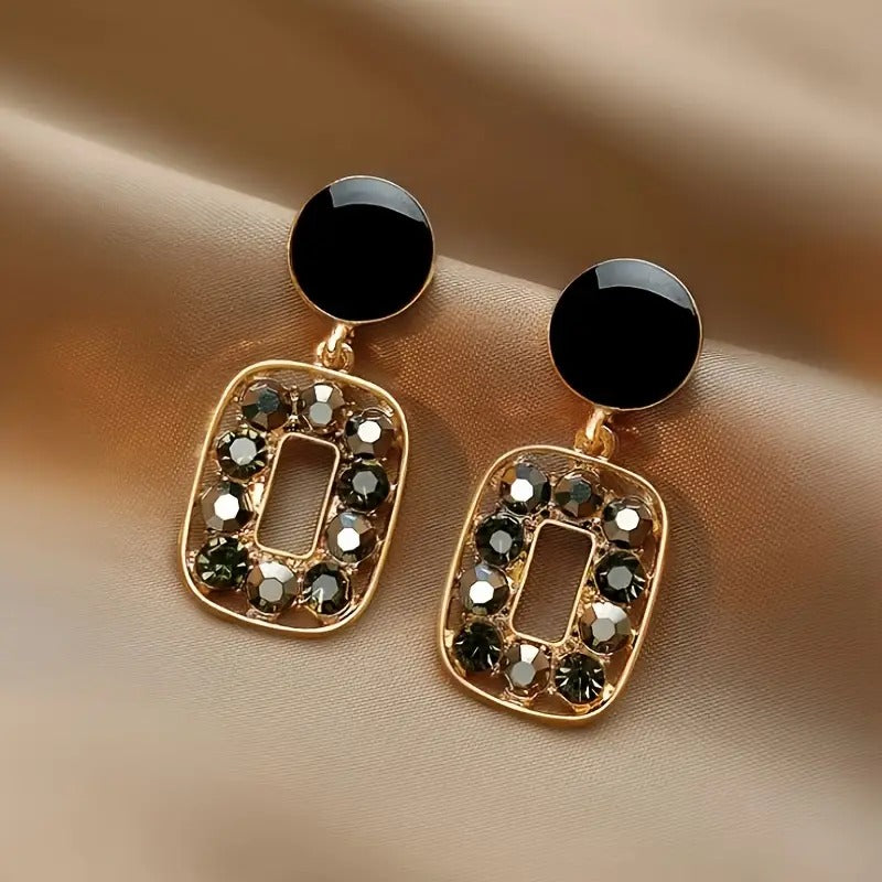 Square Hollow Dangle Earrings